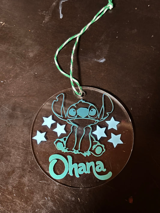 Stitch/Ohana Ornament