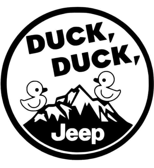 Duck Duck Jeep Decal #1