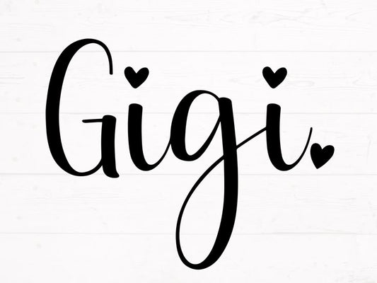 Gigi Decal