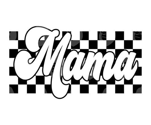 Mama Checkered #1 Decal