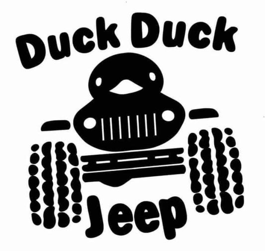 Duck Duck Jeep Decal #2